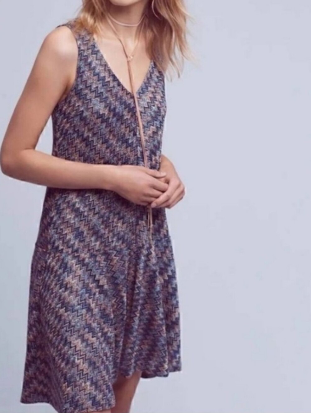 MAEVE Westwater Chevron Knit Dress XS